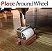 No Lift - Bed and Furniture Stopper - Requires No Lifting of Your Bed - It Works - Caster Cups Keeps Bed and Furniture from Sliding Bed Caster Stopper. Solid Rubber (8, Brown)