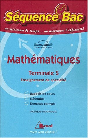 Mathématiques, terminale S