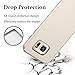 S7 Edge Case, Galaxy S7 Edge Case, MagicSky Slim Corner Protection Shock Absorption Hybrid Dual Layer Armor Defender Protective Case Cover for Samsung Galaxy S7 Edge (Gold)