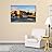 Beautiful Scenery Landscape Sunset View of The Luxury Yacht Port in Sirmione on Lake Garda in Italy Wall Decor