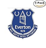 Everton F.C. Football Club Vinyl DieCut Sticker Decal FC Soccer 4 Stickers