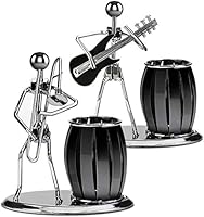 Zwini 2 Pack Pen Holder Creative Pen Pot Desktop Accessories Metal Pencil Holder for Home School Office Stationary (1pcs...