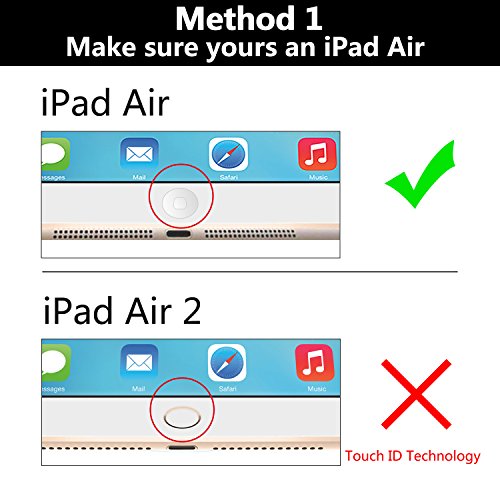 iPad Air Case, JETech Case Cover for Apple iPad Air 2013 Model with Auto Sleep / Wake Feature (Dark Grey)