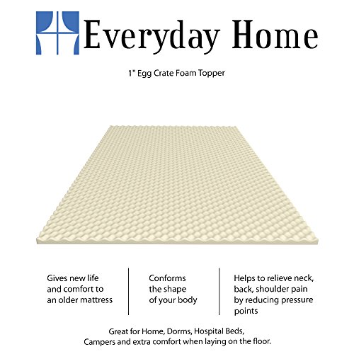 Egg Crate Mattress Topper Twin XL designed to add extra comfort and