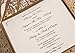 Doris Home wedding invitations wedding invites invitations cards wedding invitations kit Square Gold Laser-cut Lace Flower Pattern Invitation, 1 piece
