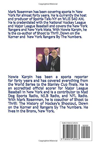 Before 94: The Story of the 1978-79 New York Rangers Before 94: The Story of the 1978-79 New York Rangers Paperback