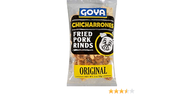 Goya pork rinds pork rinds (salt added). (041331049351)