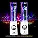 SoundSOUL Water Dancing Speakers Light Show Water Fountain Speakers LED Speakers (3.5mm Audio Plug, 4 Colored LED Lights, Portable Speakers) - White