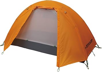 Amazon Dunlop ダンロップ 3シーズン ツーリングテント オレンジ 1人用 R126 ダンロップ Dunlop テント 本体