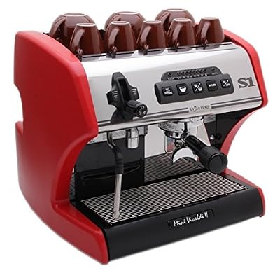 Mini Vivaldi ii Espresso Machine Red