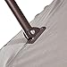 Abba Patio 11ft Patio Offset Hanging Umbrella Outdoor Cantilever Sturdy Umbrella with Crank & Cross Base & Easy Tilt, for Garden, Backyard, Pool and Deck, Tan