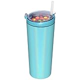JIVILILM Snack tumbler with lid and