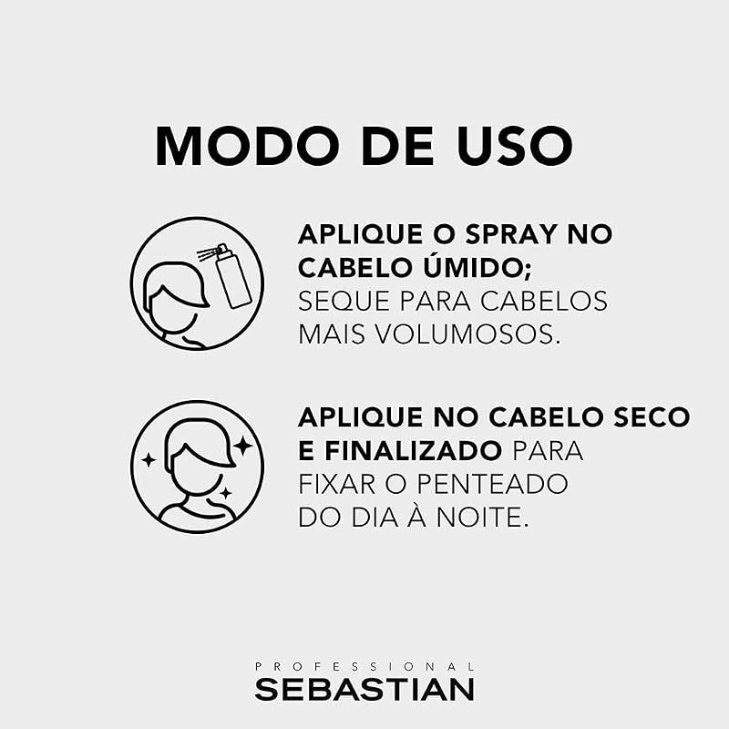 Sebastian Professional Re-Shaper | Laca | Fijación fuerte y táctil |Resistente a la humedad |Para todo tipo de cabello, 400 ml