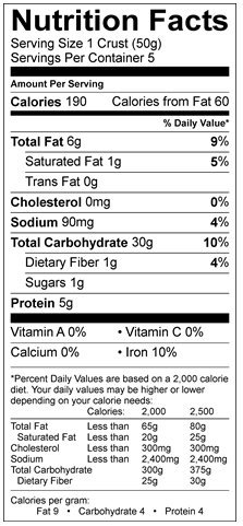 Pastorelli Ultra Thin and Crispy Pizza Crusts, 5 Count (Pack of 10)