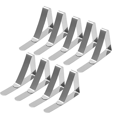 Anpatio Tablecloth Clips Stainless Steel Table Cloth Holders
