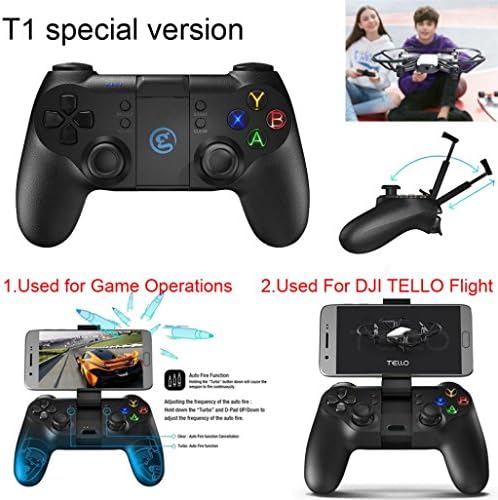Remote Controller for DJI Tello Drone, Game Sir T1 Remote Controller Gamepad For DJI Tello Drone IOS 7.0 +Android 4.0+