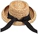 Scala Women's Petite Braid Raffia,Natural,Petite