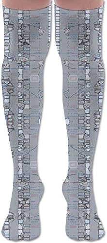 Erector Set Youth Soccer Socks Fasoar Teens Knee High Football Socks Long Striped Rugby Tube Socks