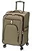 LONDON FOG Cambridge Softside Expandable Spinner Luggage, Olive, Carry-On 21-Inch