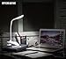 LED Clip On Reading Light, 3 Brightness Reading Book Lamp USB Rechargeable, Touch Switch Book Light for Reading by Officreative