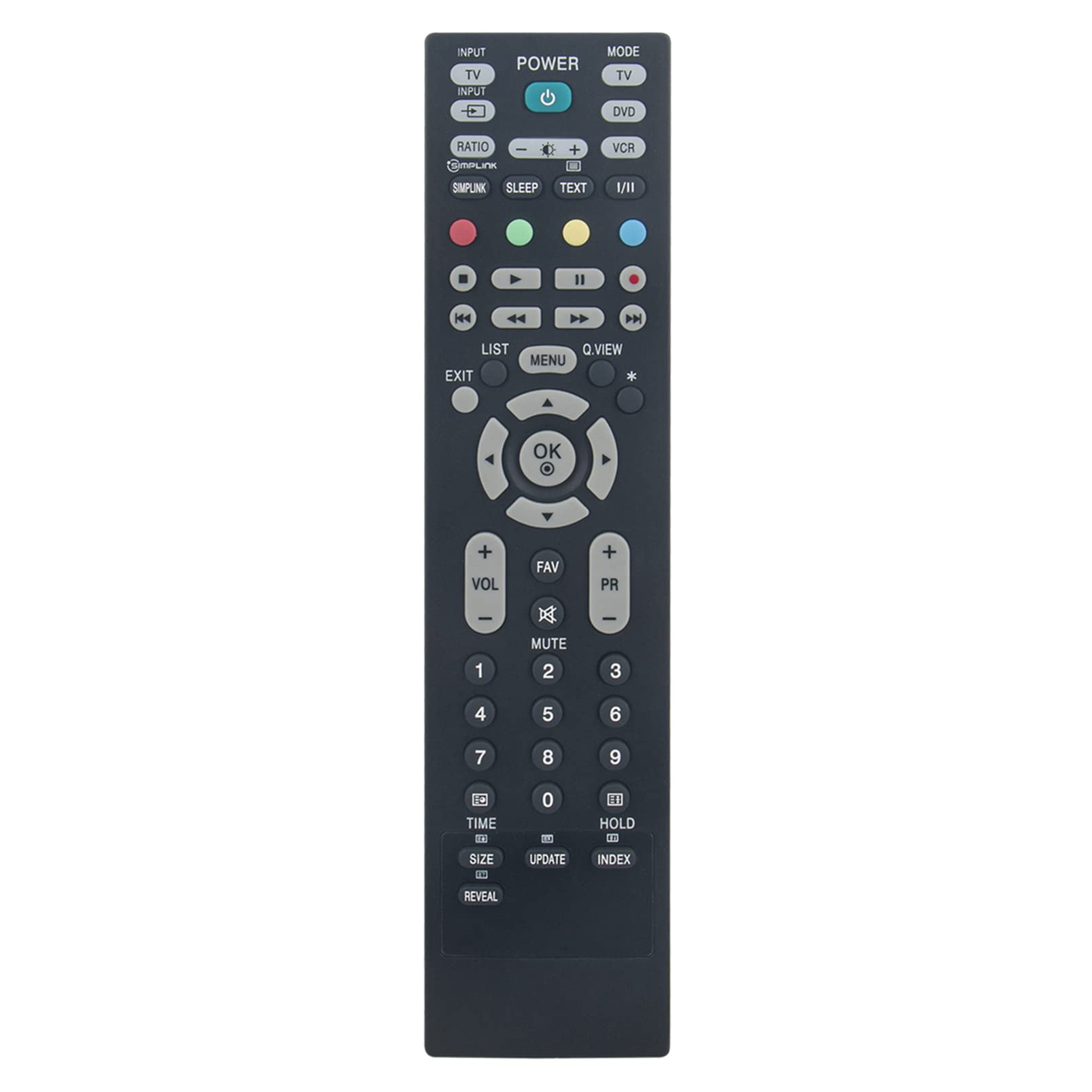 ALLIMITY MKJ39170805 Replace Remote Control fit for LG TV 32LC43 32LC54 37LC53 42LC42 26LC41 32LC44 32LC4 37LC41 42LC43 26LC42 32LC51 32LC42-ZC 37LC42 42LC51 42PT85 26LC51 32LC41 32LC52