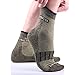 YingDi Copper Socks Moisture Wicking Anti-microbial Ankle Sport Socks Size L Black Pack of 2 pairs