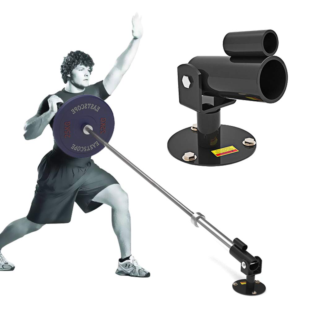 SevnElk T Bar Row Platform for Floor,Fits 1" Standard & 2" Olympic Bars - Gym Equipment for Landmine Attachment - 360° Swivel Heavy Duty Steel for Home Fitness Workouts