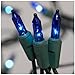 Holiday Wonderland Christmas Light Set, Blue, 100 Mini Lights