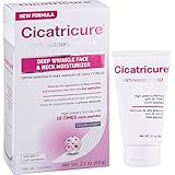 Cicatricure Face Neck Body Cream, Reduces Deep Wrinkles and Expression Lines, 2.1 oz Crema