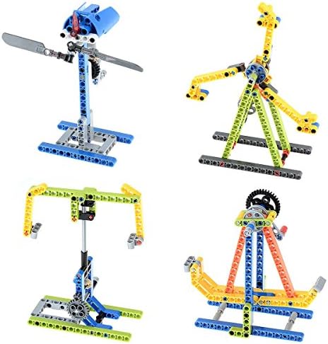 Building Blocks Educational Toys Kit 4 in 1 Safety ABS Mini 3D Construction Bricks Set 257 Pieces
