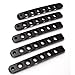 ICARS Black Door Handle Inserts Front Rear Aluminum Grab Handle Cover Trim for 2007-2017 Jeep Wrangler JK & Unlimited Accessories 4 Door- 5 Pcs