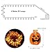 Halloween String Lights, YUNLIGHTS 13ft 30LEDs 3D Jack-O-Lantern Pumpkin Lights with Remote Control, 8 Modes Battery Operated Outdoor Halloween Lights, Warm White