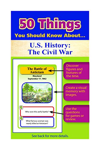 50 Things You Should Know About U.S. History: The Civil War Flash Cards