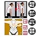 Back Corrector Ease Pain Kyphosis Supporter New Dancing Belt Round Back Japan (M: 23.5-31.5