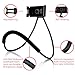NYO Hang-On-Neck Cell Phone Mount Holder: Adjustable Universal Smartphone Stand with Expandable Bracket, 360 Degree Rotation, and Multiple Functions