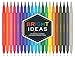 Bright Ideas Double-Ended Colored Brush Pens: 20 Colored Pens