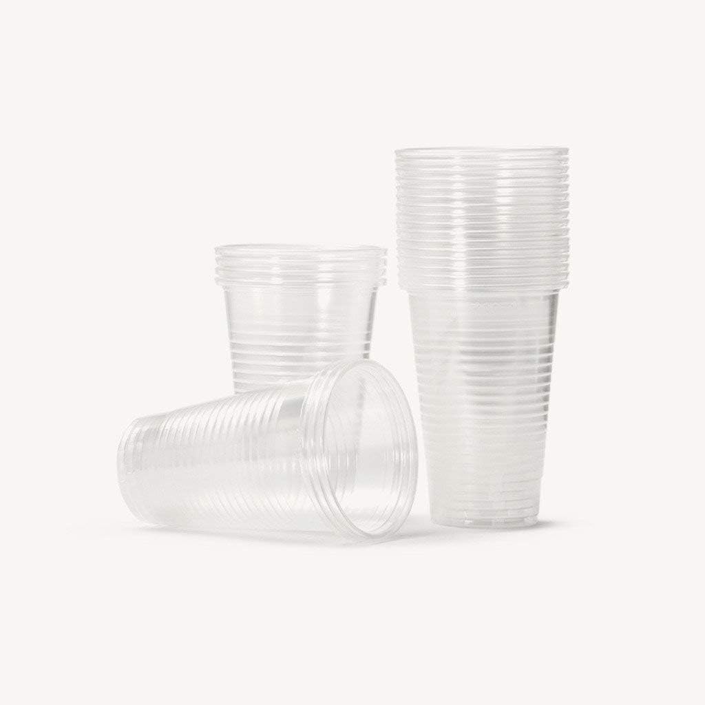 Biodegradable Plastic Cups 7oz/200ml Vegware Recyclable, Disposable, Compostable and Eco