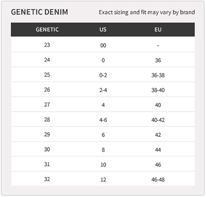 Genetic Los Angeles Women S Jeans Amazon Co Uk Clothing