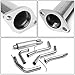 For Nissan Frontier 3'' Stainless Steel Louvered Core Muffler Catback Exhaust System - D40 D23