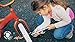 Body Mind 1 Mini Bike Pump Portable Aluminum Pump -Tire Pressure Gauge and Repair Kit with Ball Needle -Compatible to Electric, Mountain and Road Bicycles -Easy Change Presta and Schrader Valves