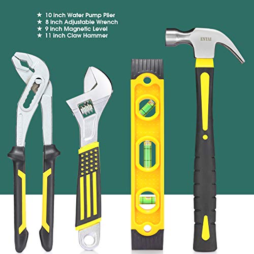 ENTAI 218-Piece Tool Kit for Home, General Household Hand Tool Set with Solid Carrying Tool Box, Home Repair Basic Tool… - Image 4