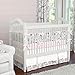 Carousel Designs Pink and Gray Woodland Crib Blanket