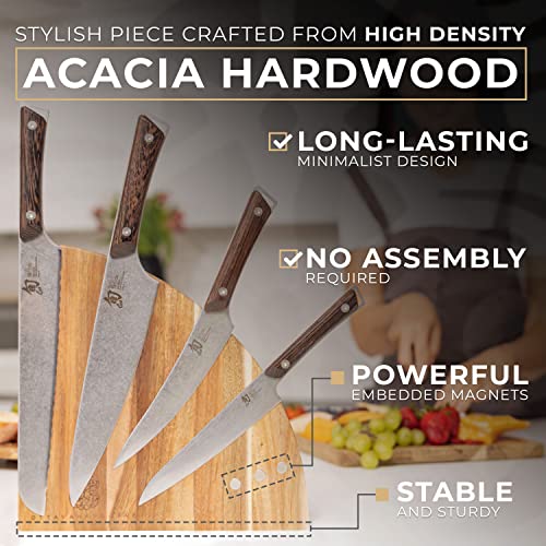 Elegant OTTAVA Knife Block Attaches 10 Knives Knife Holder