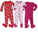 Leveret Baby Girls Footed Sleeper Pajama 100% Cotton (Size 6M-5 Years)