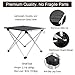 Foldable Camping Tables, Aluminum Lightweight Camping Desk for Indoor and Outdoor Picnic, Camping, Fishing, BBQ, Beach, Travelthumb 2