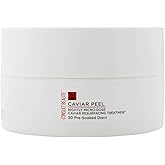 Consult Beaute CAVIAR PEEL Micro-Dose Exfoliating Detox Pads, Skin Resurfacing Treatment with Phytic Acid, Salicylic Acid for Radiance, Facial Polishes for Pores, Blemishes, Fine Lines - 30 Count