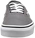 Vans Unisex Authentic Pewter/Black Sneaker - 8.5