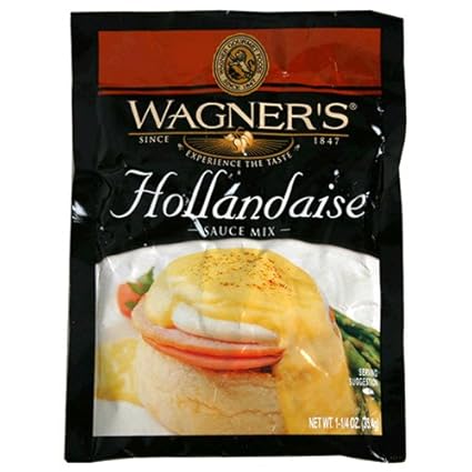 Amazon Com Wagner Hollandaise Sauce Mix 1 25 Ounce Packets Pack Of 12 Hot Sauces Grocery Gourmet Food