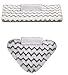 Prestee Touch-Free Microfiber Dirt Grip Washable Rectangle and Triangle Pad Dual-Pack Compatible with Shark Genius Steam Mops