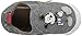 Robeez Baby Old School Mickey Crib Shoe, Old School Mickey Charcoal, 6-12 Months M US Infant